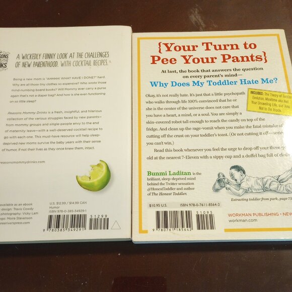 2 Paperback Books. Toddlers are a--holes & Why Mommy Drinks - Picture 2 of 2